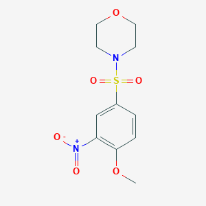 4-[(4-Methoxy-3-nitrobenzene)sulfonyl]morpholine图片