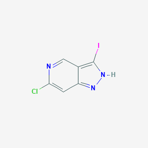 6-chloro-3-iodo-1H-pyrazolo[4,3-c]pyridine图片