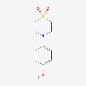 4-(4-Hydroxyphenyl)thiomorpholine 1,1-Dioxide图片