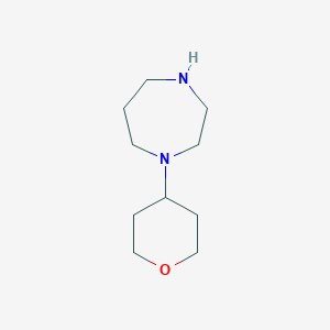 1-(Oxan-4-yl)-1,4-diazepane图片
