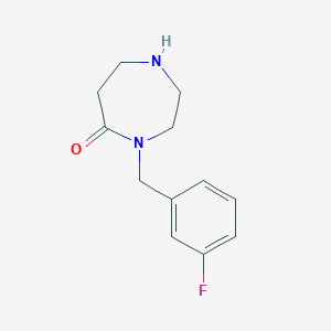 4-(3-Fluorobenzyl)-1,4-diazepan-5-one图片