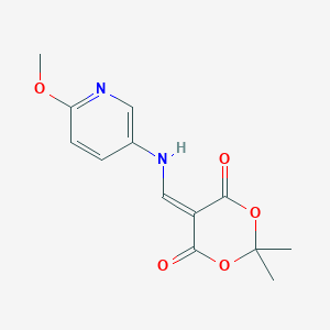 5-{[(6-Methoxy-3-pyridinyl)amino]methylene}-2,2-dimethyl-1,3-dioxane-4,6-dione图片