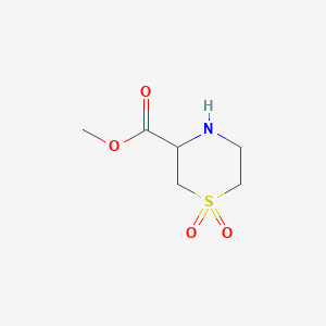 methyl 1,1-dioxo-1lambda6-thiomorpholine-3-carboxylate图片