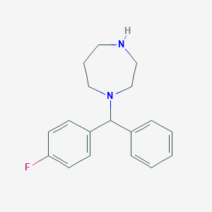 1-[(4-Fluorophenyl)(phenyl)methyl]-1,4-diazepane图片