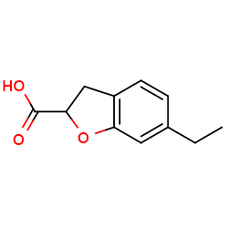 6-ethyl-2,3-dihydro-1-benzofuran-2-carboxylicacid图片