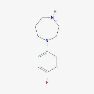 1-(4-Fluorophenyl)-1,4-diazepane acetate图片