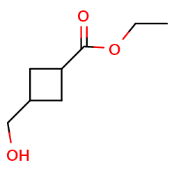 ethyl3-(hydroxymethyl)cyclobutane-1-carboxylate图片