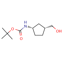 tert-butylN-[(1S,3R)-3-(hydroxymethyl)cyclopentyl]carbamate图片
