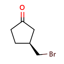 (3S)-3-(bromomethyl)cyclopentan-1-one图片