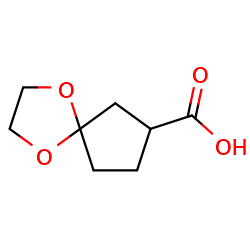 1,4-dioxaspiro[4,4]nonane-7-carboxylicacid图片