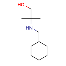 2-[(cyclohexylmethyl)amino]-2-methylpropan-1-ol图片