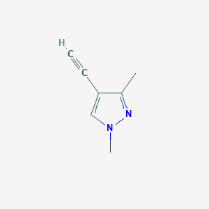 4-ethynyl-1,3-dimethyl-1{H}-pyrazole图片
