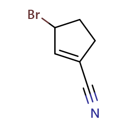 3-bromocyclopent-1-ene-1-carbonitrile图片