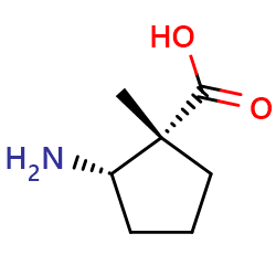 cis-2-amino-1-methyl-cyclopentanecarboxylicacid图片