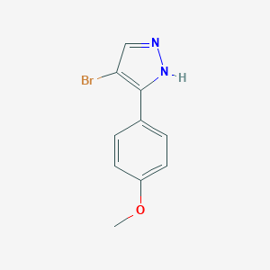 4-Bromo-5-(4-methoxyphenyl)pyrazole图片