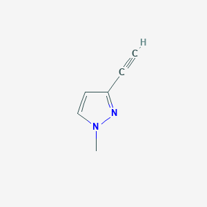 3-ethynyl-1-methyl-1{H}-pyrazole图片