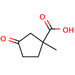 1-methyl-3-oxocyclopentane-1-carboxylicacid图片