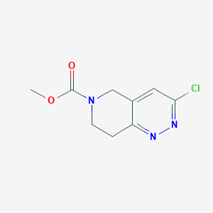 methyl3-chloro-5H,6H,7H,8H-pyrido[4,3-c]pyridazine-6-carboxylate图片