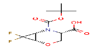 (1S,4S,6R)-5-[(tert-butoxy)carbonyl]-7,7-difluoro-2-oxa-5-azabicyclo[4,1,0]heptane-4-carboxylicacid图片
