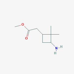 (3-Amino-2,2-dimethylcyclobutyl)aceticacidmethylesterhydrochloride图片