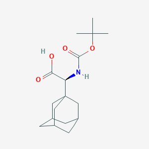 (2S)-2-(adamantan-1-yl)-2-{[(tert-butoxy)carbonyl]amino}aceticacid图片