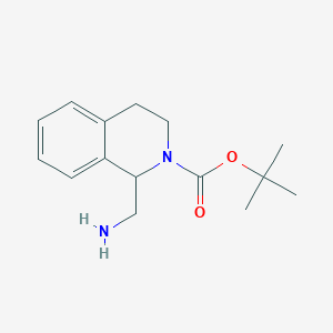 TERT-BUTYL 1-(AMINOMETHYL)-3,4-DIHYDROISOQUINOLINE-2(1H)-CARBOXYLATE图片