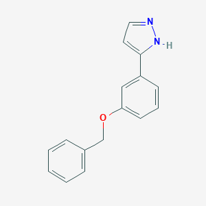 3-[3-(Benzyloxy)phenyl]-1H-pyrazole图片