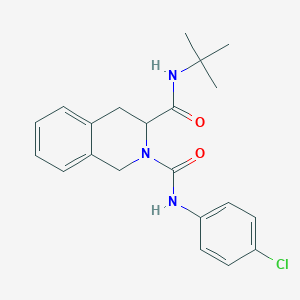 N~3~-(tert-butyl)-N~2~-(4-chlorophenyl)-3,4-dihydro-2,3(1H)-isoquinolinedicarboxamide图片