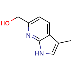 {3-methyl-1H-pyrrolo[2,3-b]pyridin-6-yl}methanol图片