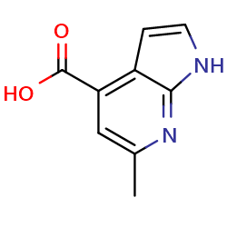 6-methyl-1H-pyrrolo[2,3-b]pyridine-4-carboxylicacid图片