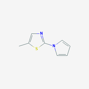 5-Methyl-2-(1H-pyrrol-1-yl)-1,3-thiazole图片