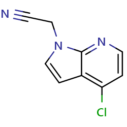 2-{4-chloro-1H-pyrrolo[2,3-b]pyridin-1-yl}acetonitrile图片