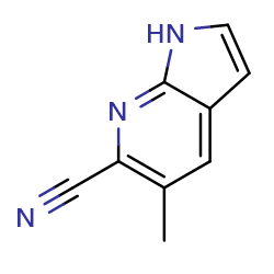 5-methyl-1H-pyrrolo[2,3-b]pyridine-6-carbonitrile图片
