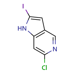 6-chloro-2-iodo-1H-pyrrolo[3,2-c]pyridine图片