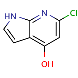 6-chloro-1H-pyrrolo[2,3-b]pyridin-4-ol图片