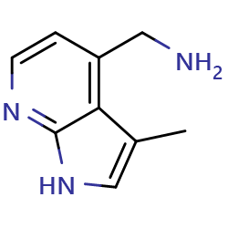 {3-methyl-1H-pyrrolo[2,3-b]pyridin-4-yl}methanamine图片