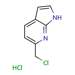 6-(chloromethyl)-1H-pyrrolo[2,3-b]pyridinehydrochloride图片