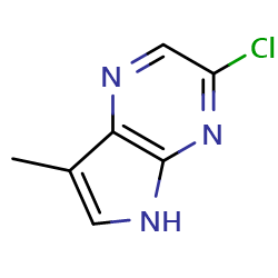 3-chloro-7-methyl-5H-pyrrolo[2,3-b]pyrazine图片