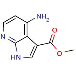 methyl4-amino-1H-pyrrolo[2,3-b]pyridine-3-carboxylate图片