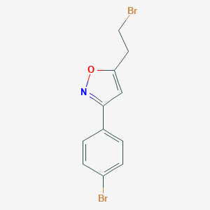 5-(2-Bromoethyl)-3-(4-bromophenyl)isoxazole图片