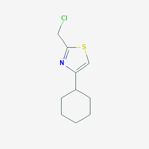 2-(chloromethyl)-4-cyclohexyl-1,3-thiazole图片