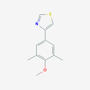 4-(4-Methoxy-3,5-dimethylphenyl)-1,3-thiazole图片