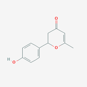 2-(4-Hydroxyphenyl)-6-methyl-2,3-dihydro-4H-pyran-4-one图片