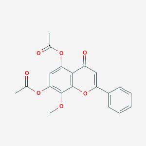 5,7-Diacetoxy-8-methoxyflavone图片