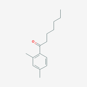 1-(2,4-Dimethylphenyl)heptan-1-one图片
