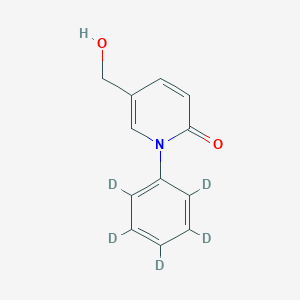 5-Hydroxymethyl-N-phenyl-2-1H-pyridone-d5图片