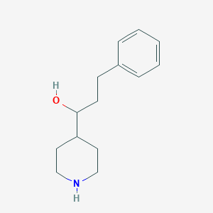 3-phenyl-1-piperidin-4-ylpropan-1-ol图片