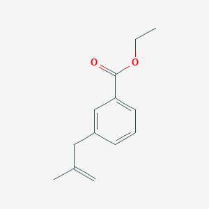 3-(3-Carboethoxyphenyl)-2-methyl-1-propene图片