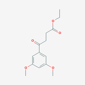 Ethyl 4-(3,5-dimethoxyphenyl)-4-oxobutyrate图片