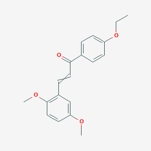 (2E)-3-(2,5-dimethoxyphenyl)-1-(4-ethoxyphenyl)prop-2-en-1-one图片